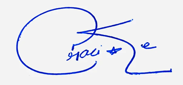Gracie cursive name signature ideas handwritten signature example in blue ink