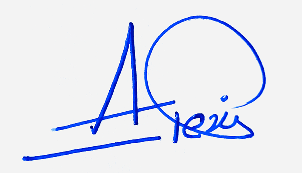 Alexis Name Written Signature Ideas
