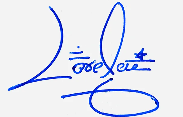 Lorelei Name Handwritten Online handwritten signature example in blue ink on white background