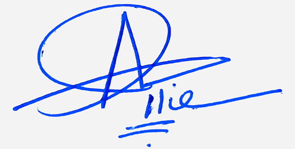 Allie Name Handwritten Online Signature Ideas
