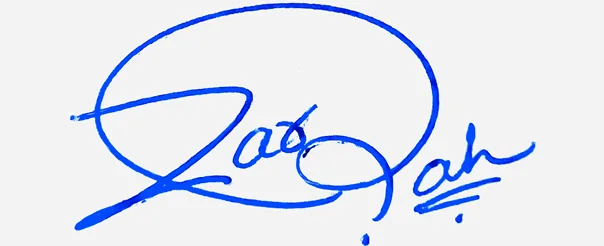 Zariah Name Handwritten Online handwritten signature example in blue ink on white background