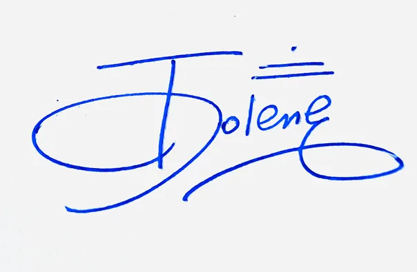 Jolene online signature ideas handwritten signature example in blue ink