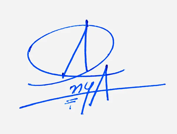 Anya online signature ideas handwritten signature example in blue ink