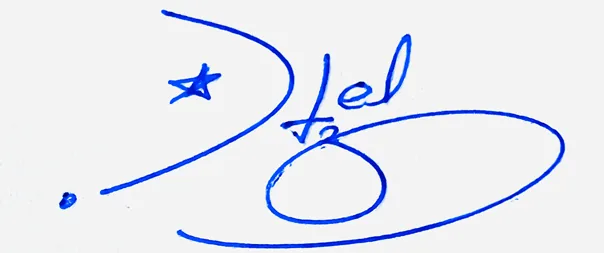 Itzel online signature ideas handwritten signature example in blue ink