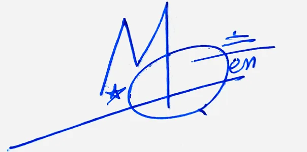Maren online signature ideas handwritten signature example in blue ink