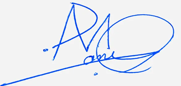 Imani online signature ideas handwritten signature example in blue ink