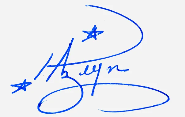 Jazlyn online signature ideas handwritten signature example in blue ink