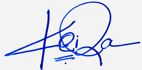 Keira signature making ideas handwritten signature example in blue ink