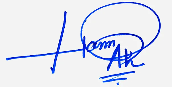 Hanna signature making ideas handwritten signature example in blue ink