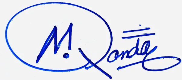 Miranda signature making ideas handwritten signature example in blue ink