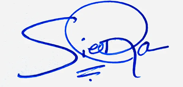 Sierra signature making ideas handwritten signature example in blue ink