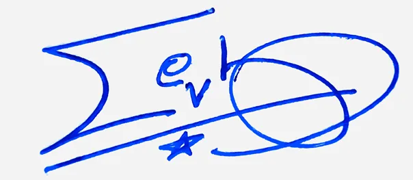 Eve signature making ideas handwritten signature example in blue ink