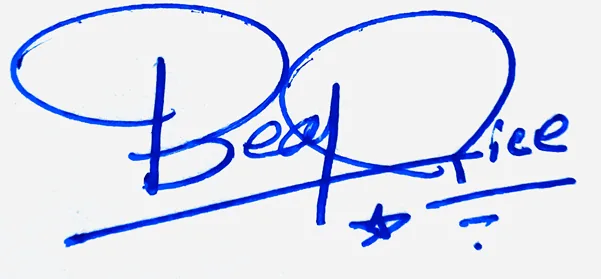 Beatrice signature making ideas handwritten signature example in blue ink