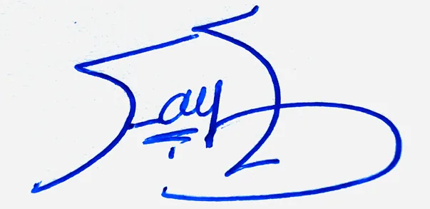 Faye cursive writing signature ideas handwritten signature example in blue ink