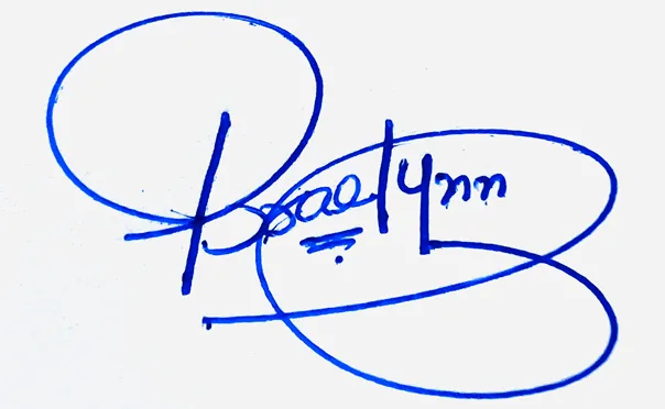 Braelynn cursive writing signature ideas handwritten signature example in blue ink