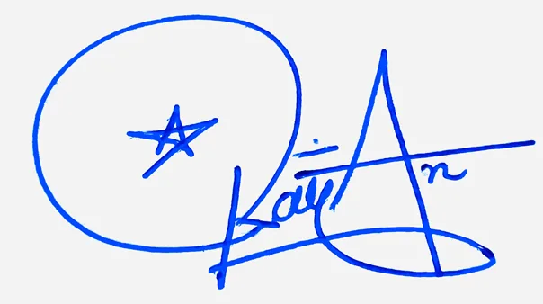 Ryan cursive writing signature ideas handwritten signature example in blue ink