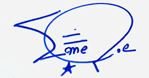 Emerie cursive writing signature ideas handwritten signature example in blue ink