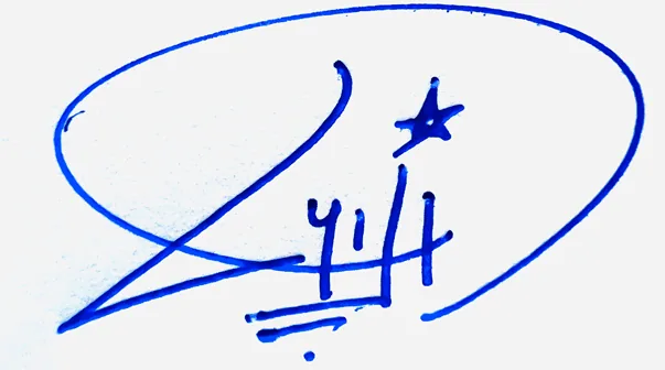 Lylah cursive writing signature ideas handwritten signature example in blue ink