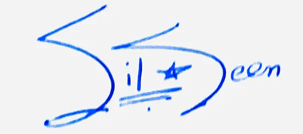 Eileen handwritten signature designer handwritten signature example in blue ink