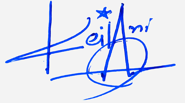 Keilani Name Cursive Handwriting Signature Style Ideas
