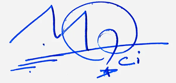 Maci signature ideas for my name handwritten signature example in blue ink