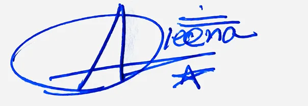 Aleena signature ideas for my name handwritten signature example in blue ink