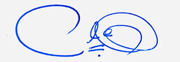 Cleo signature ideas for my name handwritten signature example in blue ink