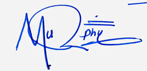Murphy signature ideas for my name handwritten signature example in blue ink