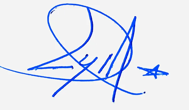 Iyla signature ideas for my name handwritten signature example in blue ink