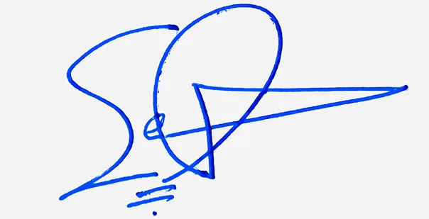 Lea signature for my name handwritten signature example in blue ink