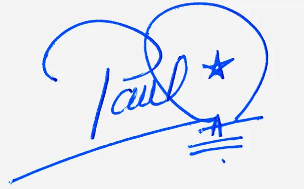 Paula handwritten signature ideas for my name handwritten signature example in blue ink