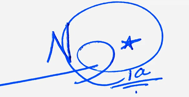 Nala handwritten signature ideas for my name handwritten signature example in blue ink