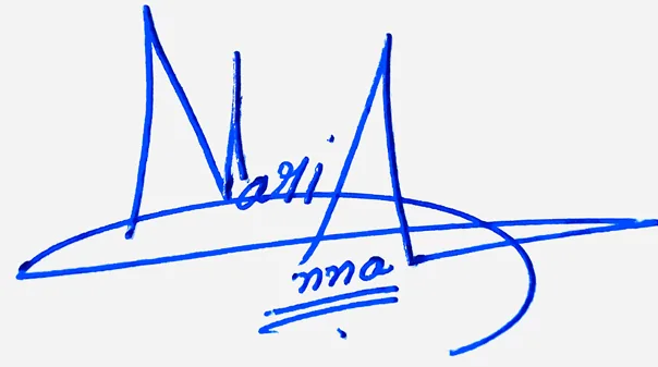 Marianna handwritten signature ideas for my name handwritten signature example in blue ink