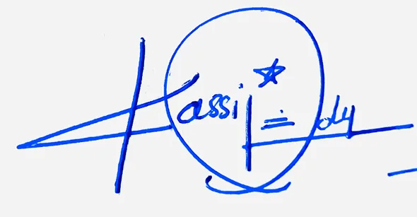 Kassidy handwritten signature ideas for my name handwritten signature example in blue ink