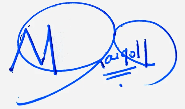 Marigold handwritten signature ideas for my name handwritten signature example in blue ink