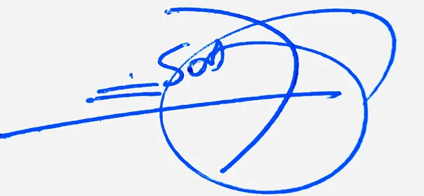 Sol handwritten signature ideas for my name handwritten signature example in blue ink