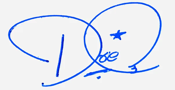 Drew handwritten signature ideas for my name handwritten signature example in blue ink