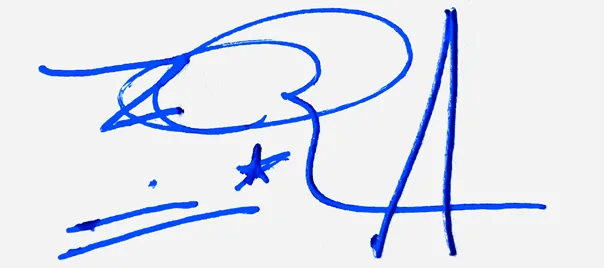 Zora signature design for my name handwritten signature example in blue ink