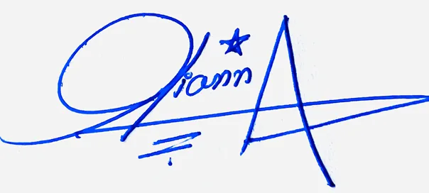 Jianna signature design for my name handwritten signature example in blue ink