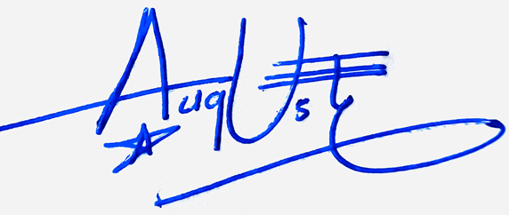 August Name Cursive Handwriting Signature Style Ideas
