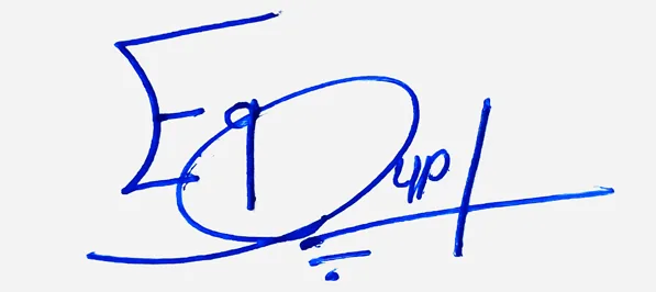 Egypt create signature online free handwritten signature example in blue ink