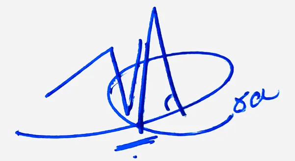 Nyra create signature online free handwritten signature example in blue ink