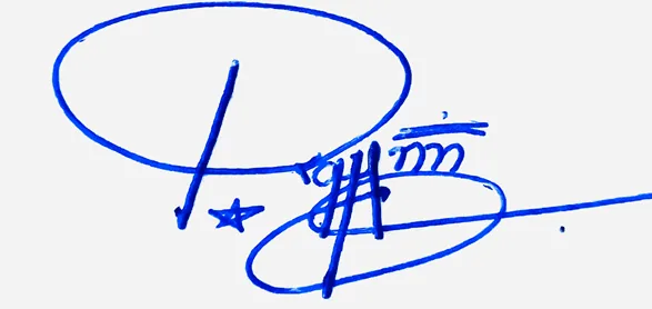 Ryann create signature online free handwritten signature example in blue ink