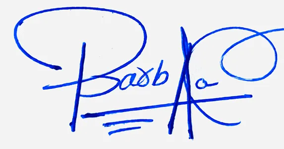 Barbara create signature online free handwritten signature example in blue ink