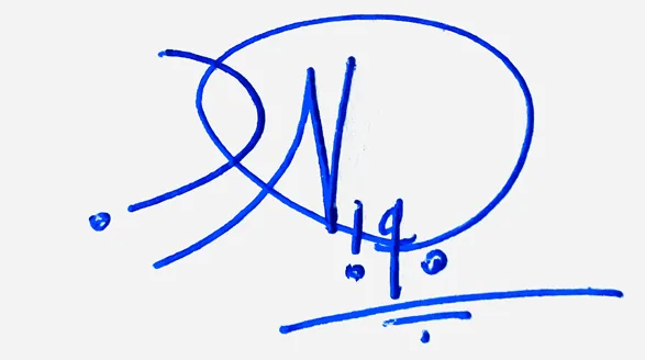Indigo create signature online free handwritten signature example in blue ink