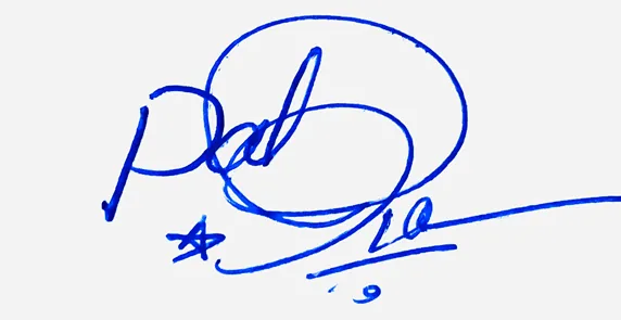 Paola create signature online free handwritten signature example in blue ink