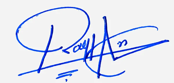 Rylan create signature online free handwritten signature example in blue ink