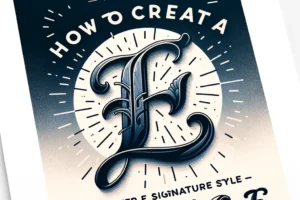 Ornamental letter E illustration showing looped and calligraphic E forms